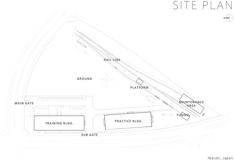 Press kit | 6386-01 - Press release | TOTETSU Training Institute-MOTIVE Inc. Win A' Design Awards, AZ Awards, The One Show, IDEA and more - MOTIVE Inc. - Graphic Design - Site Plan - Photo credit: MOTIVE Inc.