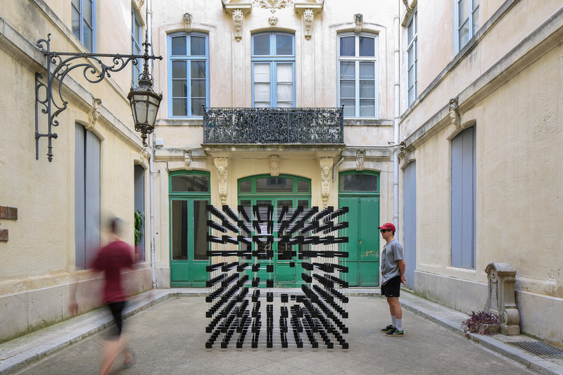 Dossier de presse | 982-49 - Communiqué de presse | Festival des Architectures Vives 2022 - Association Champ Libre - Évènement + Exposition - PAYSAGE EN SUSPENS<br>BoON Architecture + mock up : Jean-Nicolas Bouchard, Julie Bradette,  Hugo Thibeaudeau, Véronique Côté - Crédit photo : photoarchitecture festivaldesarchitecturesvives