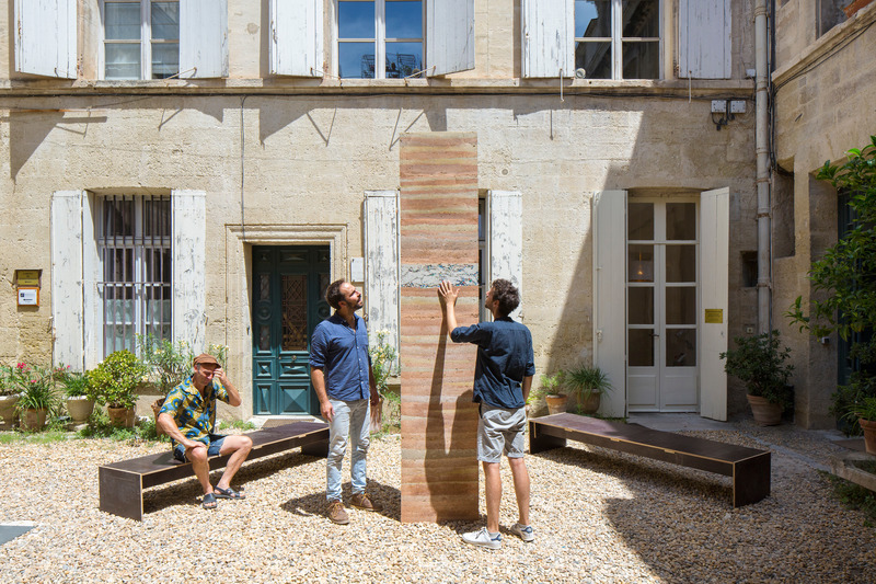 Dossier de presse | 982-49 - Communiqué de presse | Festival des Architectures Vives 2022 - Association Champ Libre - Évènement + Exposition - <p>ÉCHANTILLON T22U.RFU</p><p>Slow architectures &amp; Mobiterre : Olivia Frapolli, Sébastien Soulez-Larivière, Rachid Mizrahi, Miki Nectoux</p> - Crédit photo : photoarchitecture festivaldesarchitecturesvives