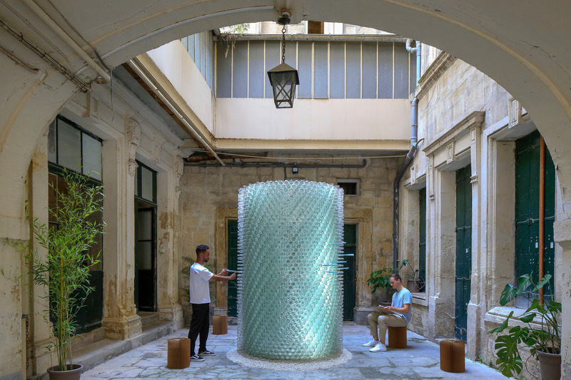 Dossier de presse | 982-49 - Communiqué de presse | Festival des Architectures Vives 2022 - Association Champ Libre - Évènement + Exposition -  BOUTEILLE À LA MER<p>KOLLEKTIV GESAMTKUNSTWERK : Killian Petracek, Anton V. Schmunk, Marcel Navid Sharifian, Kalieb Johanes, Anh Khoa Ngo, Timur Zhigaylo</p><p>  <br></p><p>PRIX DU JURY</p> - Crédit photo : photoarchitecture festivaldesarchitecturesvives