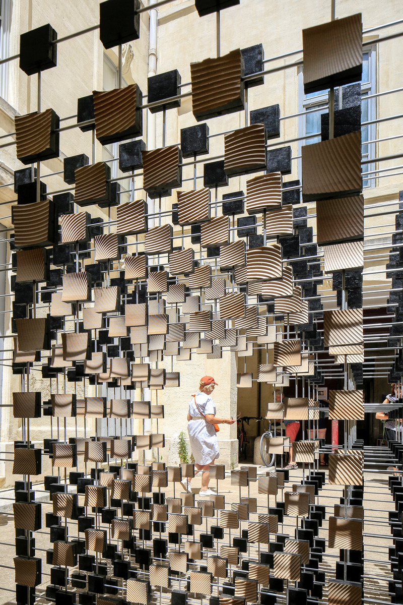 Dossier de presse | 982-49 - Communiqué de presse | Festival des Architectures Vives 2022 - Association Champ Libre - Évènement + Exposition - PAYSAGE EN SUSPENS<br>BoON Architecture + mock up : Jean-Nicolas Bouchard, Julie Bradette, Hugo Thibeaudeau, Thierry Thibaudeau, Véronique Côté - Crédit photo : photoarchitecture festivaldesarchitecturesvives
