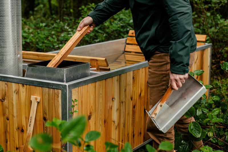 Press kit | 6456-01 - Press release | Wood-Fired Bathing is Making a Comeback - GOODLAND - Lifestyle -  GOODLAND - Authentic bathing with a Wood Burning Hot Tub  - Photo credit: Hideaway Creative for GOODLAND 2022
