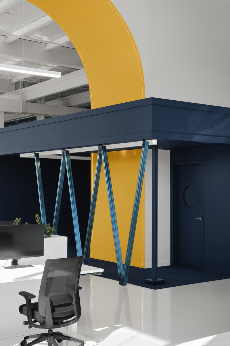 Press kit | 5174-03 - Press release | Blanchette Architectes Designs New Vention Office Space Inspired by Cities - Blanchette Architectes, Groupe Manovra & Vention - Commercial Architecture - Photo credit: Alex Lesage