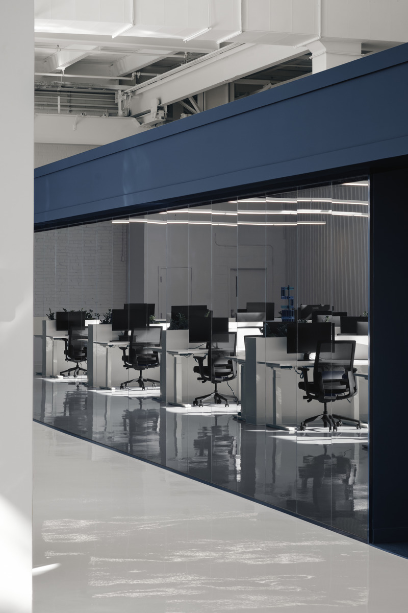 Press kit | 5174-03 - Press release | Blanchette Architectes Designs New Vention Office Space Inspired by Cities - Blanchette Architectes, Groupe Manovra & Vention - Commercial Architecture - Photo credit: Alex Lesage