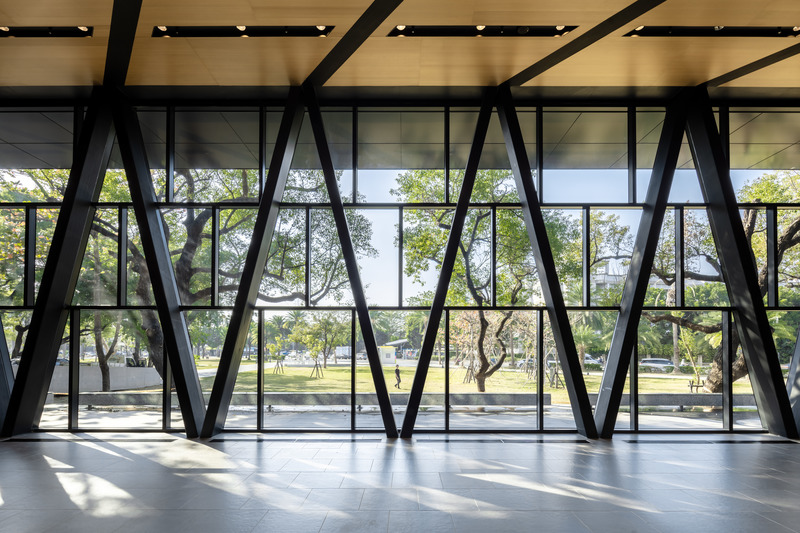 Press kit | 6419-01 - Press release | Pingtung Public Library - MAYU architects - Institutional Architecture - Lobby - Photo credit: Yuchen Chao Photography