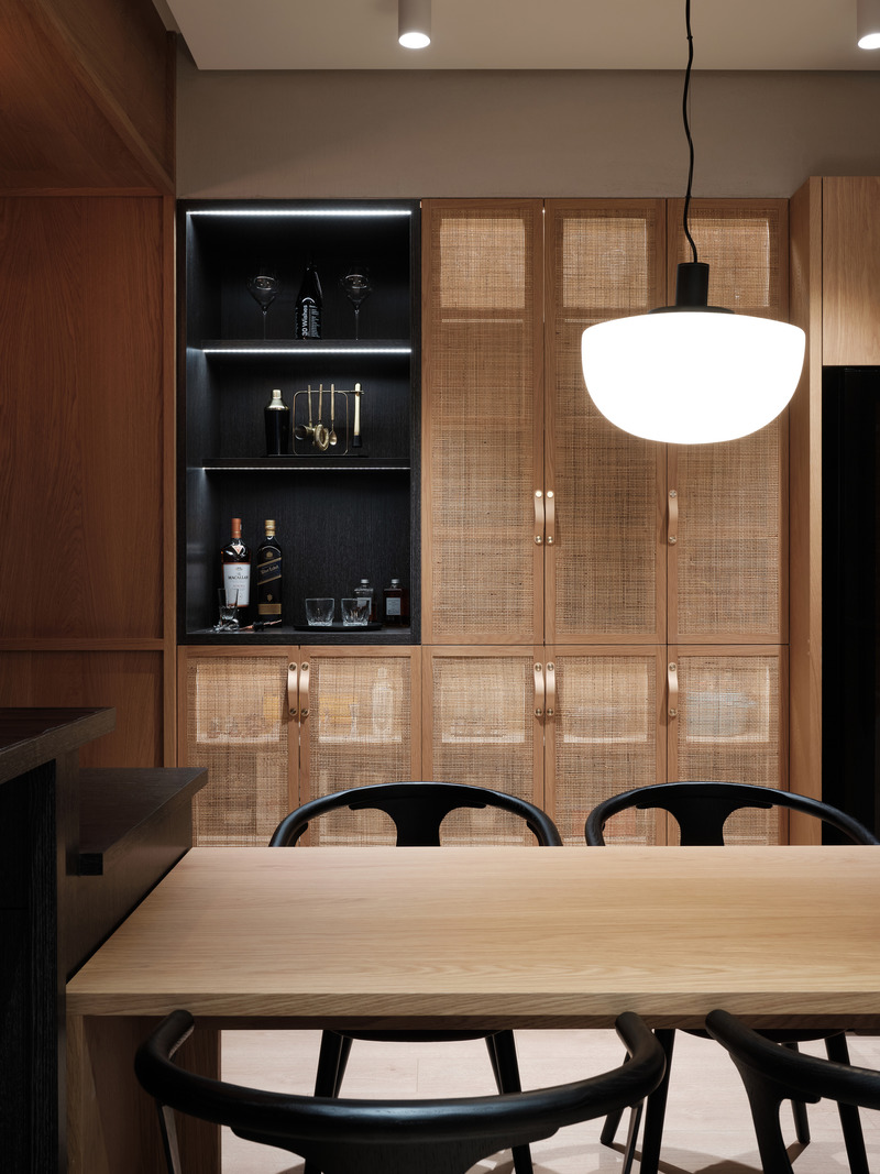 Dossier de presse | 6099-01 - Communiqué de presse | fws_work Brings a Sense of Tranquility into an Apartment in Taiwan - fws_work - Design d’intérieur résidentiel - Crédit photo : Suiyu Studio