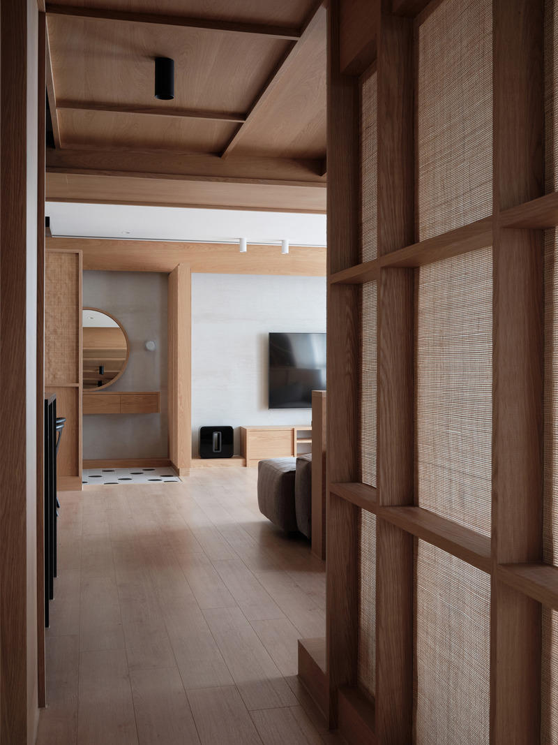 Dossier de presse | 6099-01 - Communiqué de presse | fws_work Brings a Sense of Tranquility into an Apartment in Taiwan - fws_work - Design d’intérieur résidentiel - Crédit photo : Suiyu Studio