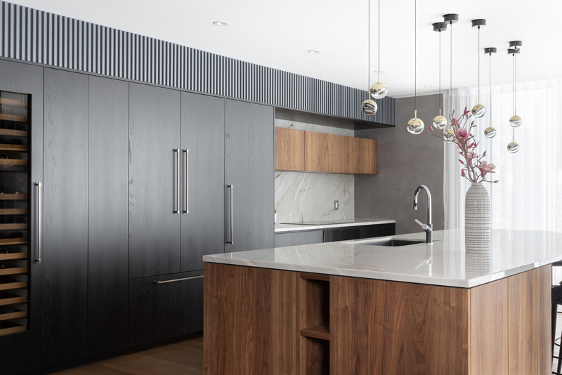 Dossier de presse | 3083-02 - Communiqué de presse | Maison Caledonia - Imagine studio design - Design d’intérieur résidentiel - Cuisine - Crédit photo : Studio CRBN