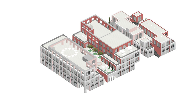 Press kit | 3565-12 - Press release | Qingdao Business Park - CLOU architects - Commercial Architecture - Photo credit: CLOU architects