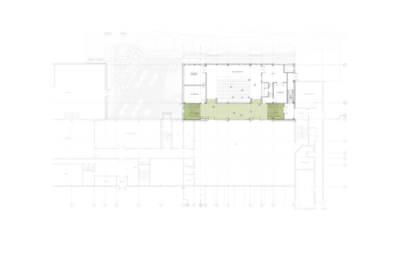 Press kit | 1057-12 - Press release | College St-Hilaire Expansion - KANVA - Institutional Architecture - Level 1 plan - Photo credit: KANVA