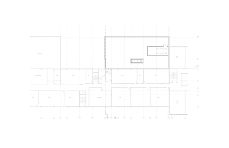 Press kit | 1057-12 - Press release | College St-Hilaire Expansion - KANVA - Institutional Architecture - Roof level plan - Photo credit: KANVA