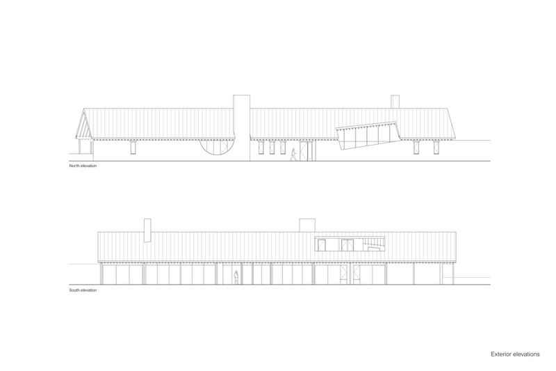 Press kit | 2603-02 - Press release | Virgin Vineyard House - LAMAS Architecture Ltd - Residential Architecture - North and south elevations - Photo credit: LAMAS Architecture LTD