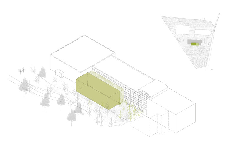 Press kit | 1057-12 - Press release | College St-Hilaire Expansion - KANVA - Institutional Architecture - Site plan - Photo credit: KANVA