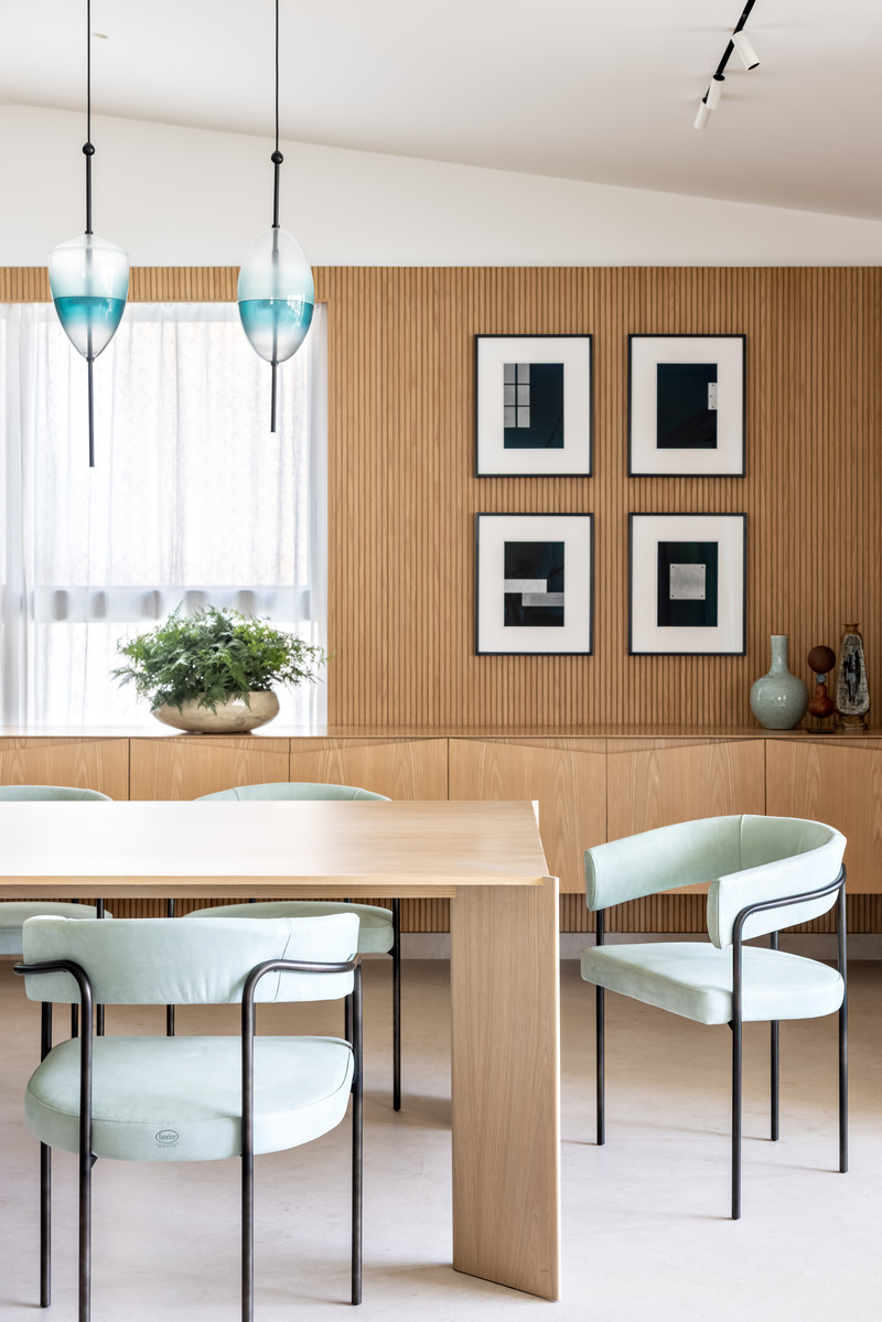 Dossier de presse | 3039-03 - Communiqué de presse | Gar Apartment - Coletivo Arquitetos - Design d’intérieur résidentiel - Dinning Room  - Crédit photo : Fran Parente