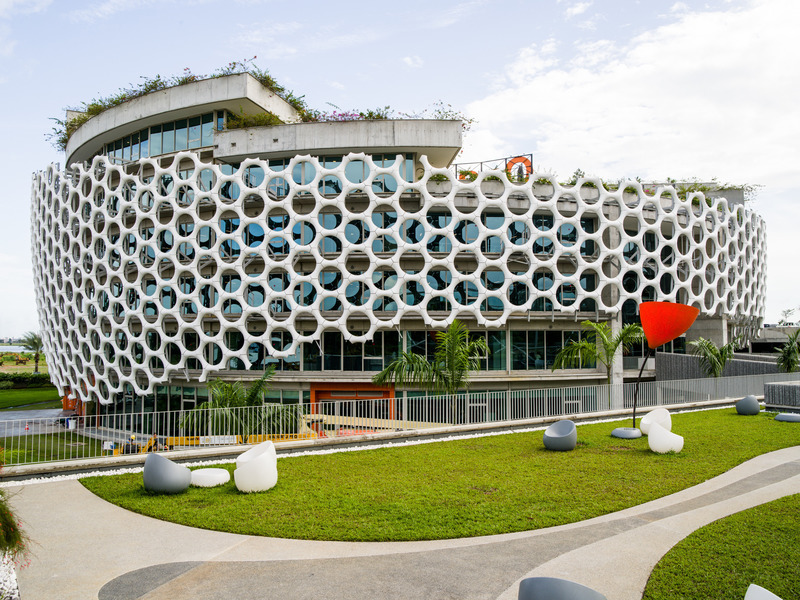 Press kit | 661-70 - Press release | WAF 2022 Announces Finalists for the Special Prizes, Celebrating Exceptional Architectural Merit - World Architecture Festival (WAF) - Competition - <grammarly-extension data-grammarly-shadow-root="true" style="position: absolute; top: 0px; left: 0px; pointer-events: none;" class="cGcvT"></grammarly-extension><grammarly-extension data-grammarly-shadow-root="true" style="mix-blend-mode: darken; position: absolute; top: 0px; left: 0px; pointer-events: none;" class="cGcvT"></grammarly-extension><p>Engineering Prize<br></p><p>Orange Village - Headquarters by Koffi &amp; Diabaté Architectes </p> - Photo credit: Francois Xavier