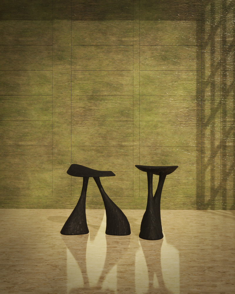 Press kit | 6388-01 - Press release | Characters, Japanese Calligraphy-Inspired Furniture - SABI by Sabina Blasiotti - Product - Photo credit: SABI by Sabina Blasiotti