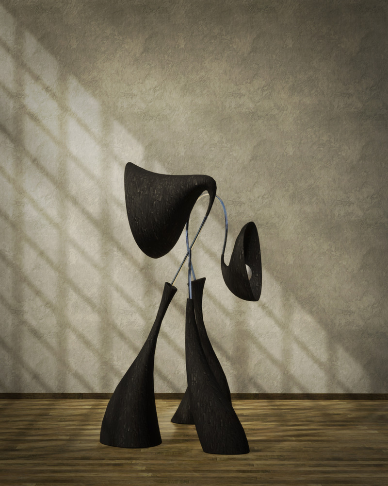 Press kit | 6388-01 - Press release | Characters, Japanese Calligraphy-Inspired Furniture - SABI by Sabina Blasiotti - Product - Photo credit: SABI by Sabina Blasiotti