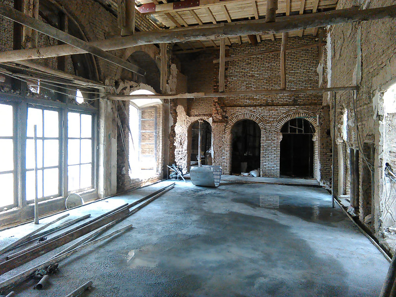 Dossier de presse | 5831-02 - Communiqué de presse | Maison d'Ettehadieh - Ákaran Architects - Architecture institutionnelle - During restoration - Crédit photo : M. Tayaran