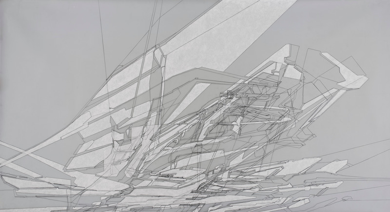 Press kit | 748-44 - Press release | Drawing Conversations - UQAM Design Center - Event + Exhibition - Photo credit: Riet Eeckhout, Drawing Out Gehry V, 2019