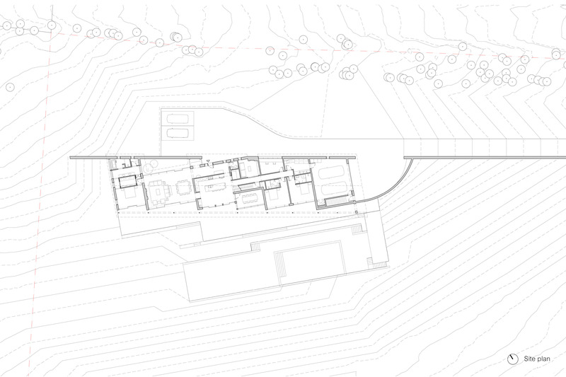Press kit | 2603-02 - Press release | Virgin Vineyard House - LAMAS Architecture Ltd - Residential Architecture - Site plan - Photo credit: LAMAS Architecture Ltd