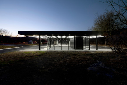 Dossier de presse | 567-07 - Communiqué de presse | Reconversion de la station service de Mies van der Rohe à l'Île des Soeurs - Les architectes FABG - Architecture institutionnelle - Crédit photo : Steve Montpetit
