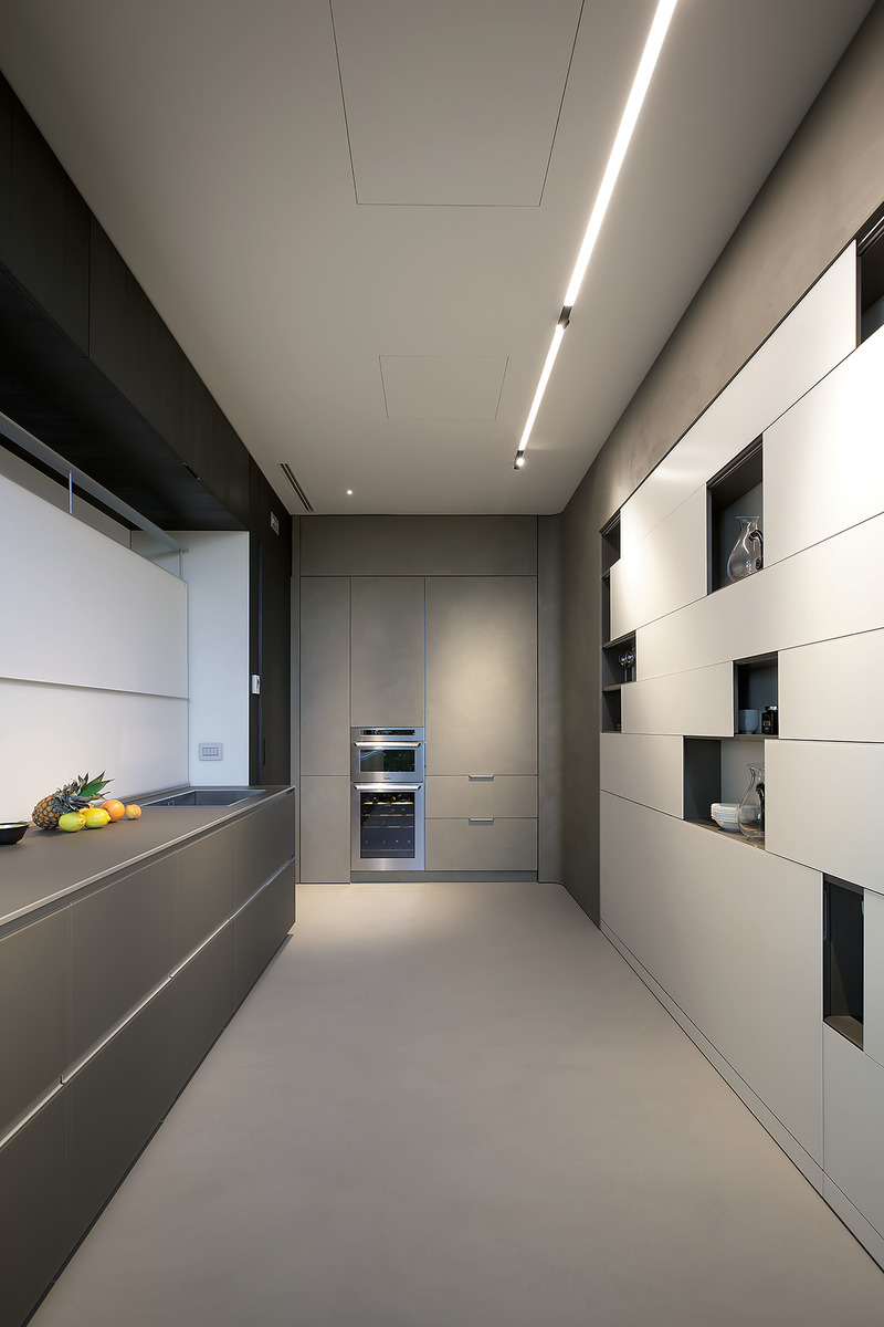 Press kit | 4565-01 - Press release | A Domestic Oasis with a Sustainable Kitchen - Valcucine - Residential Interior Design -  Artematica with New Logica | Residenza Bosco Verticale   - Photo credit: Beppe Brancato