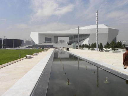Dossier de presse | 896-01 - Communiqué de presse | Le Grand Thêatre du Shanxi, à Taiyuan (Chine) - Arte Charpentier Architectes - Architecture institutionnelle - Crédit photo : 3D - Zhou wenyi/ chef du projet