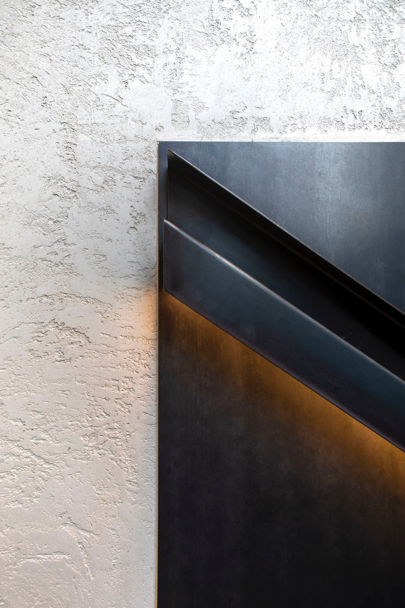 Press kit | 5356-05 - Press release | Apartment K - destilat Design Studio - Residential Interior Design - wall structures - Photo credit: Monika Nguyen