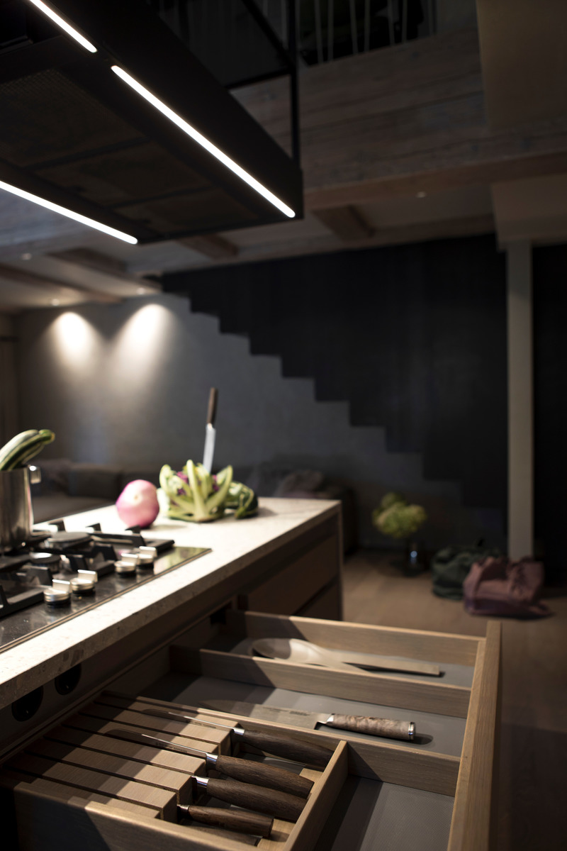 Press kit | 5356-05 - Press release | Apartment K - destilat Design Studio - Residential Interior Design - kitchen - Photo credit: Monika Nguyen