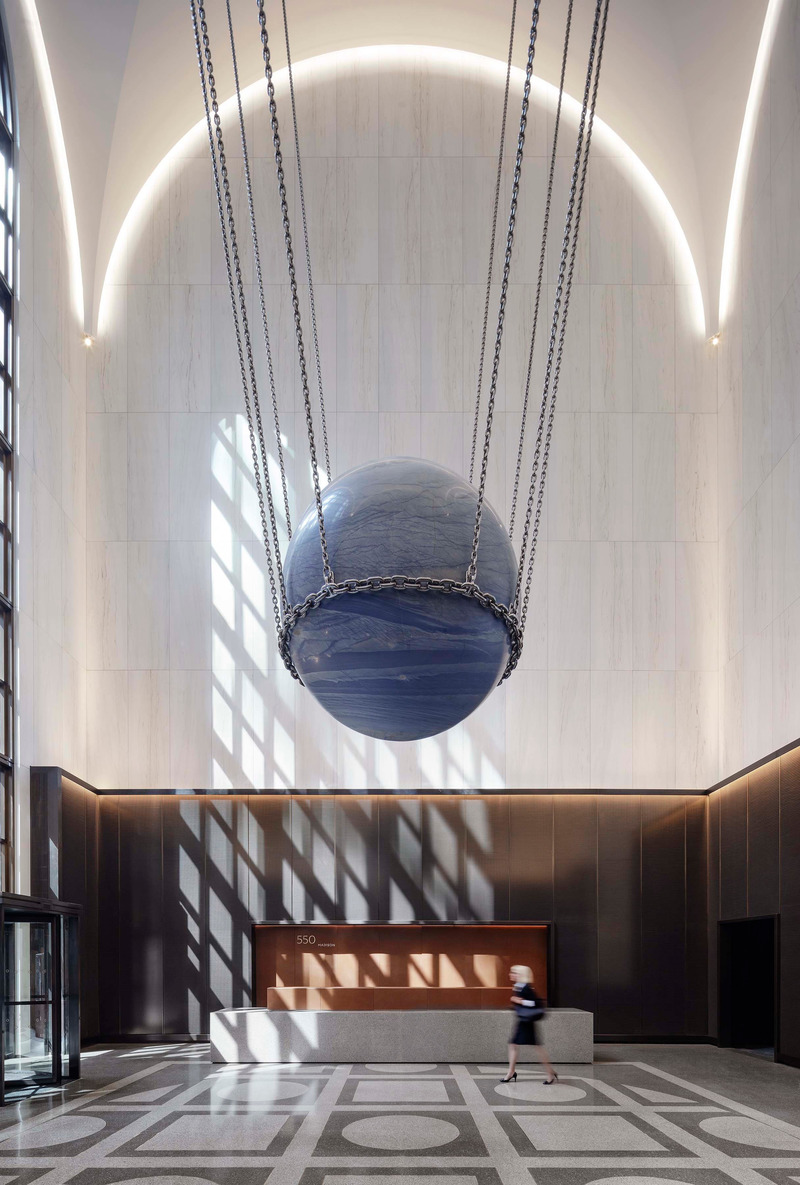 Press kit | 1071-17 - Press release | 11th Annual A+Awards For Architecture Spotlight Sustainable Design - Architizer - Residential Architecture - 550 Madison Lobby by Gensler<span></span><span></span> - Photo credit: James Ewing<span></span>