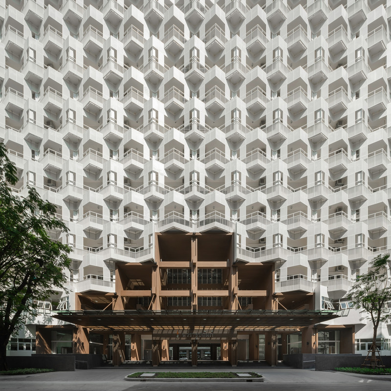 Dossier de presse | 1968-18 - Communiqué de presse | Architecture MasterPrize Announces  2022 Award Winners - Architecture MasterPrize - Concours - NURSE DORMITORY CHULALONGKORN MEMORIAL HOSPITAL - Plan Architect - Crédit photo : Panoramic Studio