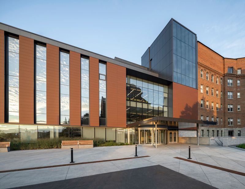 Press kit | 952-33 - Press release | Luminous Expansion for Hôpital du Sacré-Cœur-de-Montréal - Provencher_Roy and Yelle Maillé - Institutional Architecture - Photo credit: Olivier Blouin