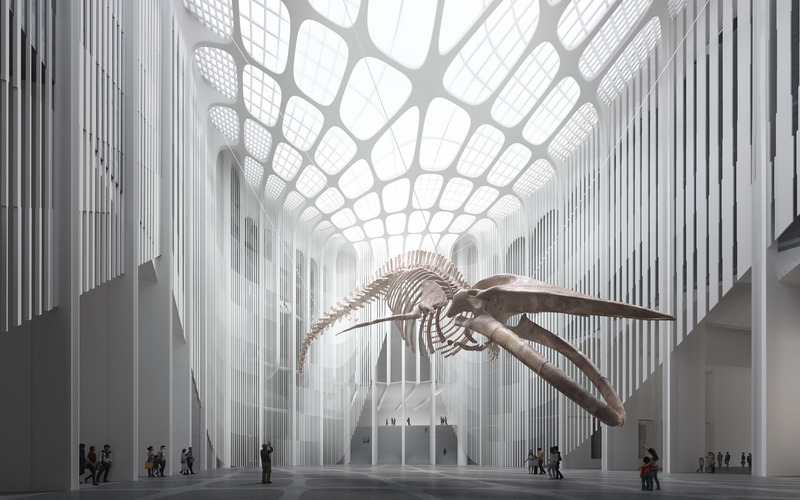Press kit | 6483-01 - Press release | Brick Visual Celebrates its 10th Anniversary - Brick Visual - Multimedia Design - Natural History Museum, client: Zaha Hadid Architects  - Photo credit: Image created by Brick Visual
