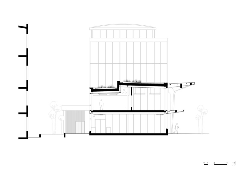 Dossier de presse | 899-02 - Communiqué de presse | La Canopée : Nouvel accueil du siège social Michelin - Encore Heureux Architectes,  Construire et Base - Architecture commerciale - Crédit photo : Encore Heureux