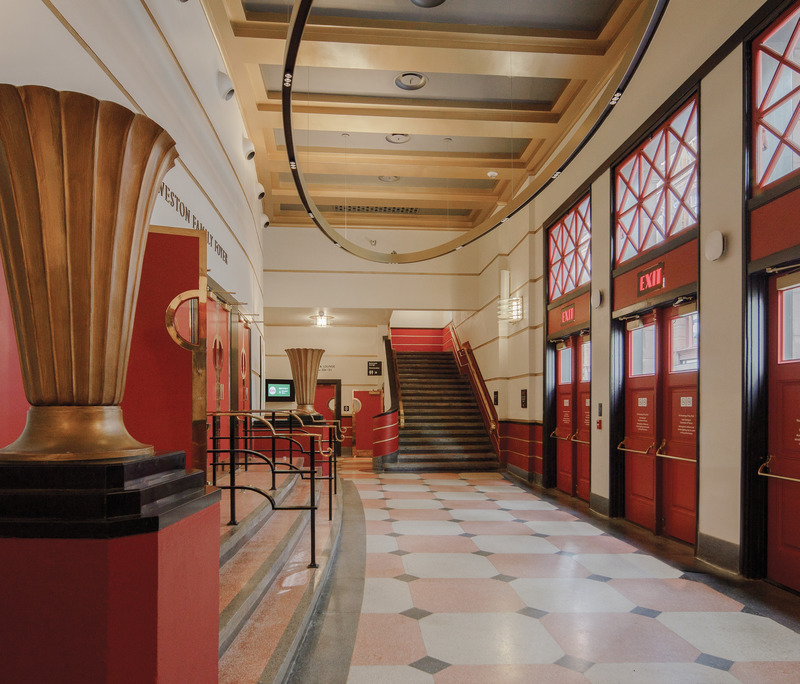 Press kit | 6501-01 - Press release | GBCA's Winning Streak: Architectural Firm Gains Industry Recognition for Revitalizing Massey Hall - GBCA - Goldsmith Borgal & Company Ltd. Architects - Commercial Architecture - The Art Deco lobby, where all existing materials were retained and conserved - Photo credit: by Salina Kassam