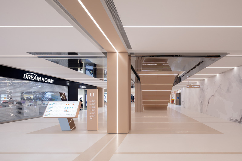 Press kit | 3565-11 - Press release | CLOU Architects Complete Interior Renovation of CapitaMALL Wangjing - CLOU architects - Commercial Architecture - Photo credit: Xia Zhi