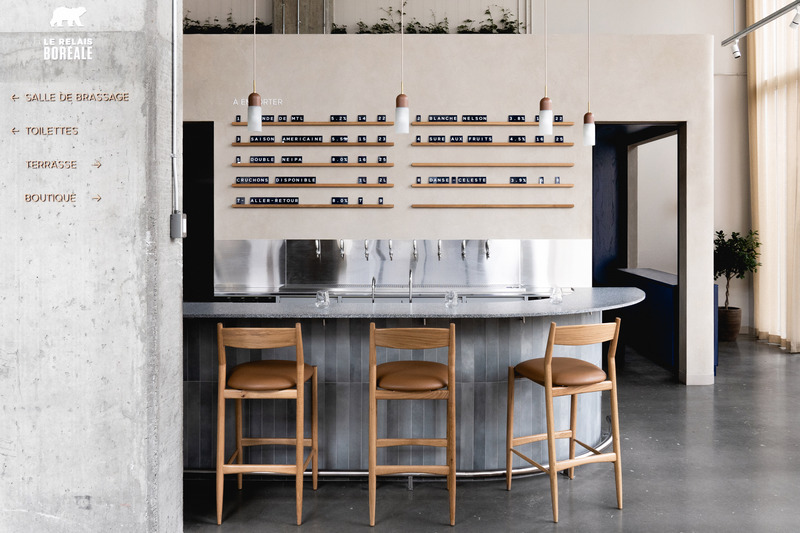 Dossier de presse | 1685-04 - Communiqué de presse | Le Relais Boréale - Atelier L'Abri - Design d’intérieur commercial - Crédit photo : Raphaël Thibodeau