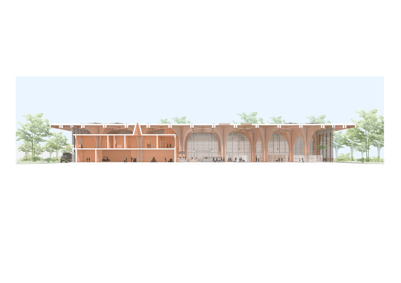 Dossier de presse | 6543-01 - Communiqué de presse | SuperHub Meerstad: The Supermarket as a Meeting Place! - De Zwarte Hond - Architecture commerciale - <p>SuperHub section 1</p><p> <br></p><p>Use of images is permitted only with credits: De Zwarte Hondb</p> - Crédit photo :  De Zwarte Hond 