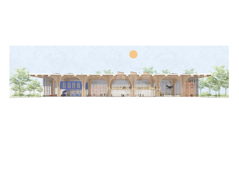 Dossier de presse | 6543-01 - Communiqué de presse | SuperHub Meerstad: The Supermarket as a Meeting Place! - De Zwarte Hond - Architecture commerciale - <p>SuperHub section 2 </p><p><br></p><p>Use of images is permitted only with credits: De Zwarte Hond</p> - Crédit photo : De Zwarte Hond