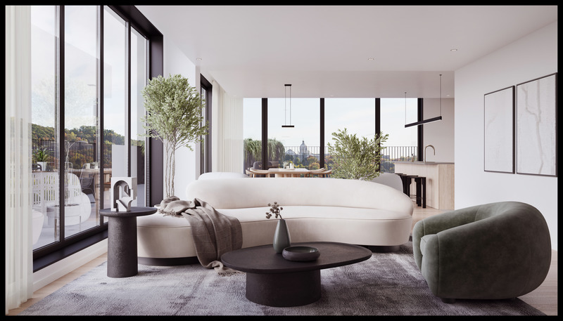 Press kit | 877-12 - Press release | La Chapelle: A Unique High-End Project Set in an Ancestral Building in the Heart of Outremont - Demonfort - Residential Architecture - Photo credit: Demonfort