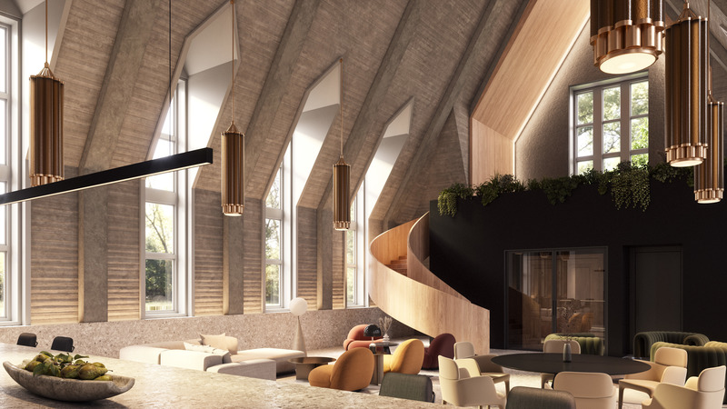 Press kit | 877-12 - Press release | La Chapelle: A Unique High-End Project Set in an Ancestral Building in the Heart of Outremont - Demonfort - Residential Architecture - Photo credit: Demonfort