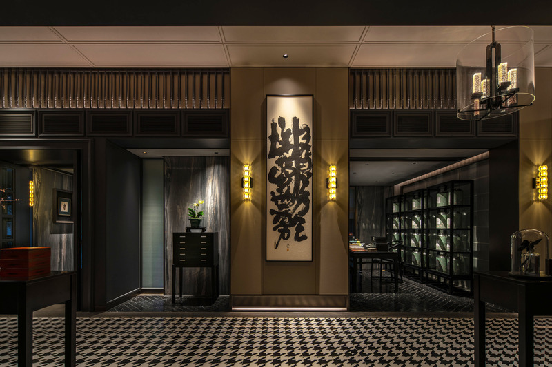 Press kit | 5630-04 - Press release | Daxiang Design Transforms a Republic of China Villa Into a Private Restaurant on the shores of West Lake - Daxiang Design - Commercial Interior Design - 06 Lobby area - Photo credit: Chuan He