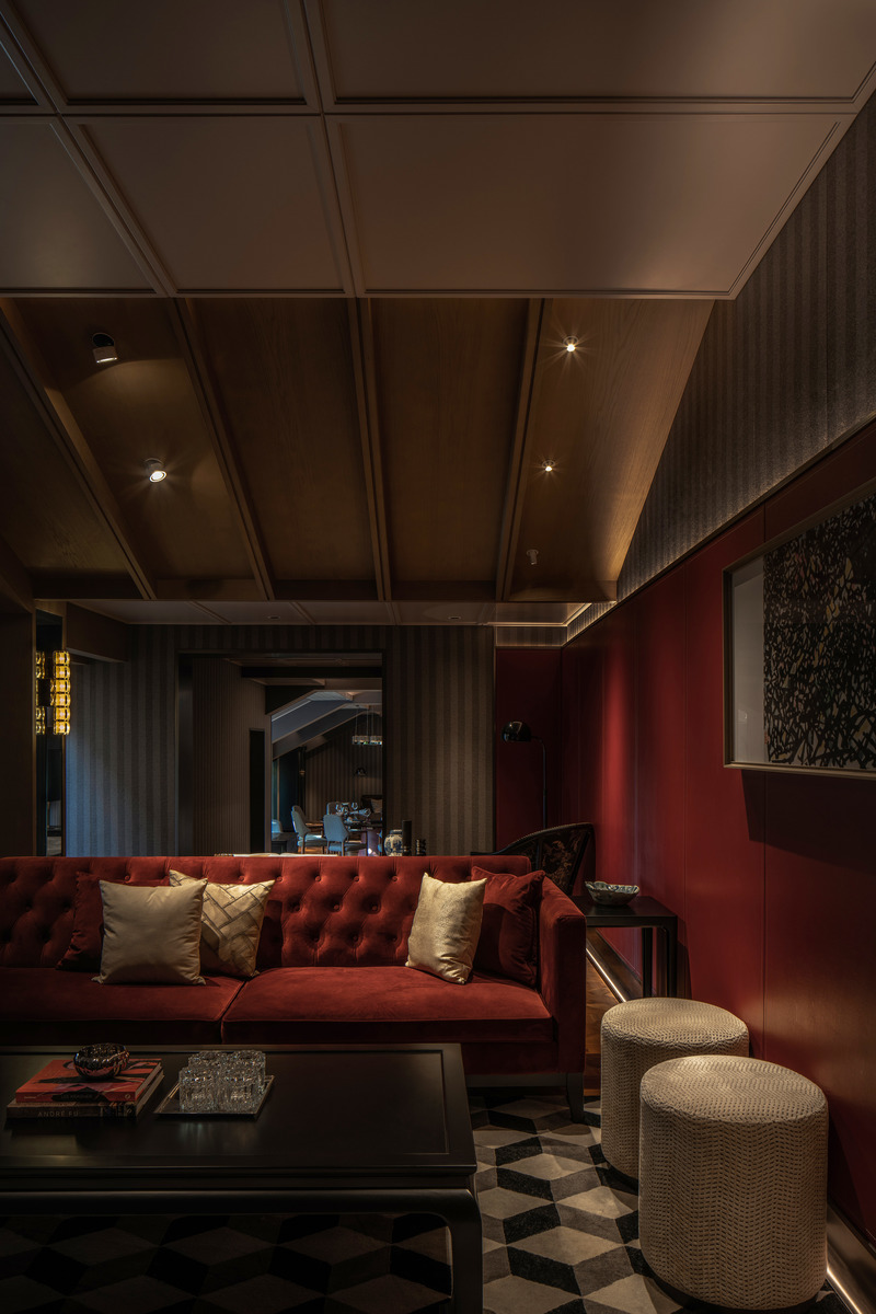 Press kit | 5630-04 - Press release | Daxiang Design Transforms a Republic of China Villa Into a Private Restaurant on the shores of West Lake - Daxiang Design - Commercial Interior Design - 18 Leisure area - Photo credit: Chuan He