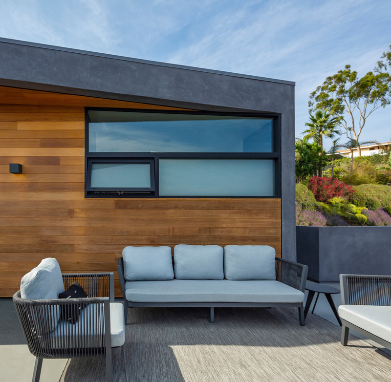 Press kit | 5795-02 - Press release | ANX’s Wrap Recess House Maximizes Outdoor Living - ANX / Aaron Neubert Architects - Residential Architecture - Roof Deck<br> - Photo credit: Brian Thomas Jones