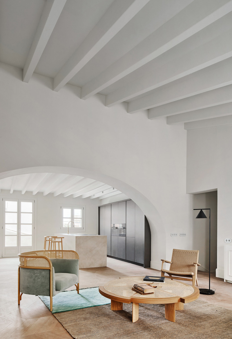 Dossier de presse | 2303-03 - Communiqué de presse | Can Santacilia, a careful renovation of two historic buildings located in Palma de Mallorca - OHLAB - Architecture résidentielle - Interiors - Apartments - Crédit photo : José Hevia