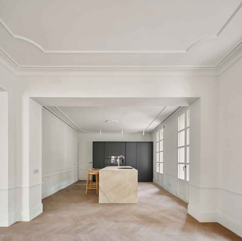 Dossier de presse | 2303-03 - Communiqué de presse | Can Santacilia, a careful renovation of two historic buildings located in Palma de Mallorca - OHLAB - Architecture résidentielle - Interiors - Apartments - Crédit photo : José Hevia
