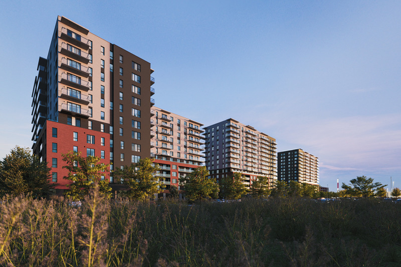 Press kit | 2056-11 - Press release | New Real Estate Project In The Heart Of The Centropolis Complex In Laval: A Unique Concept For A Colourful And Dynamic Community! - Cominar, Cogir Real Estate and Divco - Real Estate - Photo credit: Mostra Centropolis
