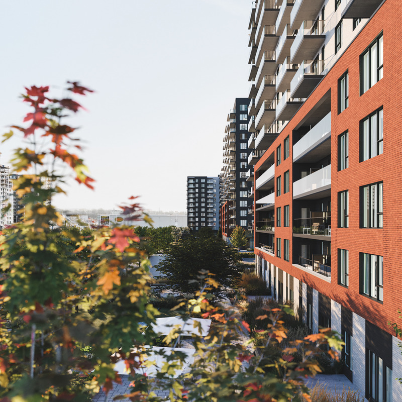 Press kit | 2056-11 - Press release | New Real Estate Project In The Heart Of The Centropolis Complex In Laval: A Unique Concept For A Colourful And Dynamic Community! - Cominar, Cogir Real Estate and Divco - Real Estate - Photo credit: Mostra Centropolis
