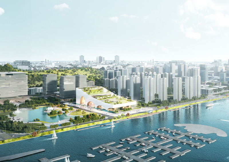 Press kit | 5204-01 - Press release | Hengqin Culture & Art Complex: A Beacon of Growth and a Bastion of Arts and Culture - Yunchao Xu/Atelier Apeiron - Institutional Architecture - the urban context - Photo credit: Yunchao Xu