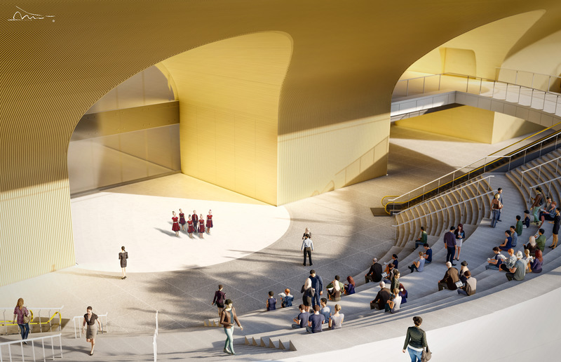 Press kit | 5204-01 - Press release | Hengqin Culture & Art Complex: A Beacon of Growth and a Bastion of Arts and Culture - Yunchao Xu/Atelier Apeiron - Institutional Architecture -  The amphitheater  - Photo credit: Yunchao Xu